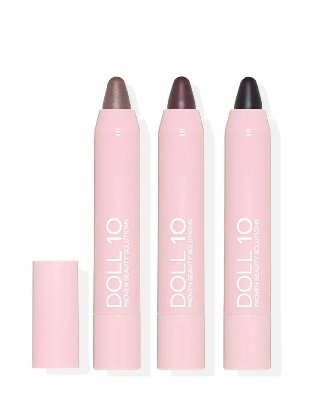 BNWT Doll 10 Infinite Color Eye Crayon Collection Dark Roast Trio 3 Pack